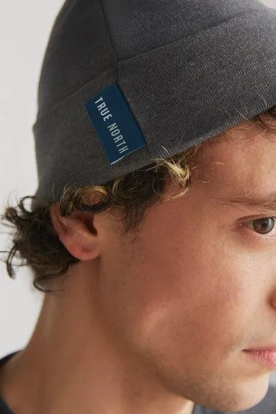 True North Unisex Beanie mit recyceltem Polyester True North T3000, Grau, – Produktbild 3 von 4