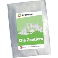 Bastelbogen 'Zootiere' inkl. individuellem Etikett – Produktbild 1 von 1