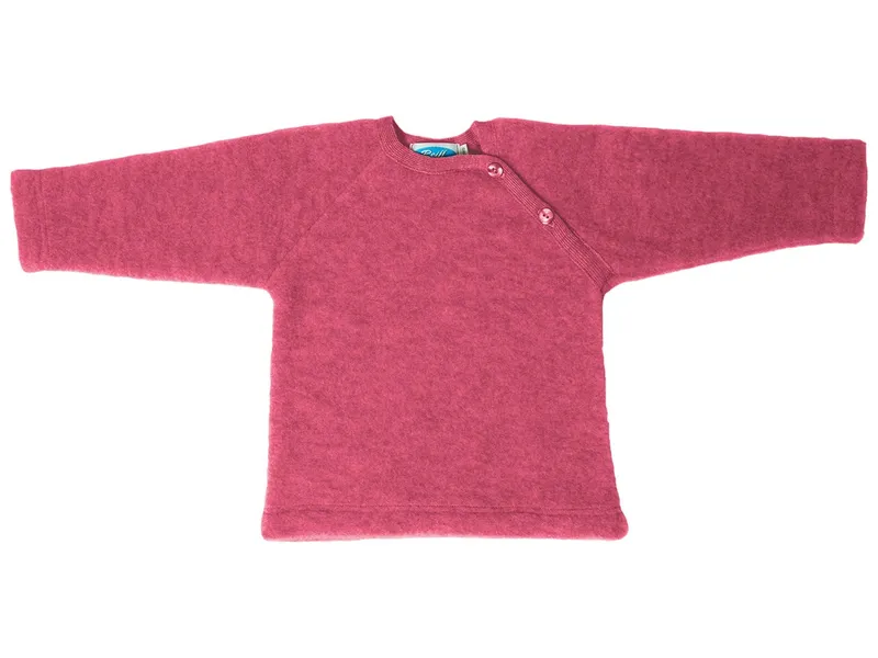 Reiff Strickwaren Reiff Strickwaren Baby und Kinder Pullover Bio-Merinowolle Fleece, Rot, – Produktbild 1 von 1