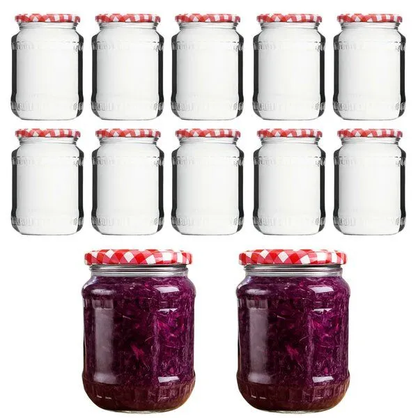mikken mikken Einmachgläser 720ml mit Schraubdeckel TO82 – Produktbild 4 von 8