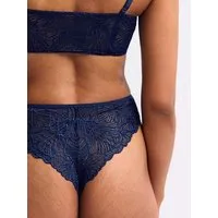 erlich textil erlich textil Fluid Lace High Waist Brazil String mit Spitze aus recyceltem Polyamid, made in Europe – Produktbild 1 von 1