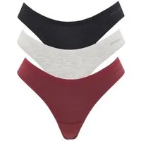 ORGANICATION ORGANICATION KAVINN | Tanga aus Bio-Baumwolle und TENCEL Modal im 3er-Pack, Mix-31, – Produktbild 1 von 1