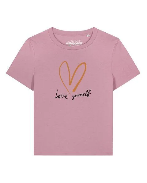 watapparel watapparel T-Shirt Frauen Self love, Lilac dream, – Produktbild 1 von 3