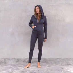 Jaya Jaya DEVI - Damen - Jacke mit Kapuze für Yoga und Freizeit – Produktbild 1 von 1