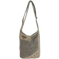 Sunsa Sunsa Canvas Umhängetasche Vintage Crossbody Hobo Tasche schwarze Schultertasche – Produktbild 1 von 1