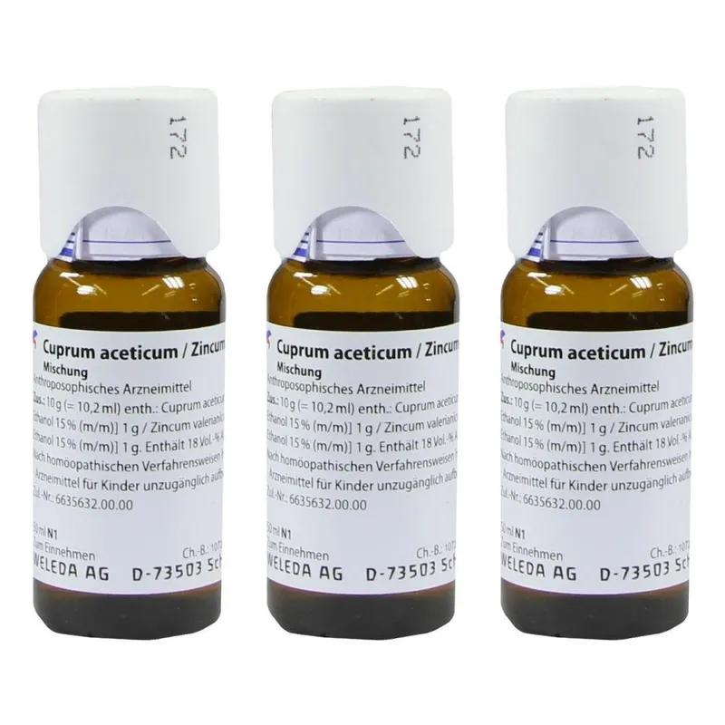 Weleda Cuprum Aceticum/zincum Valerianicum Mischung – Produktbild 1 von 1