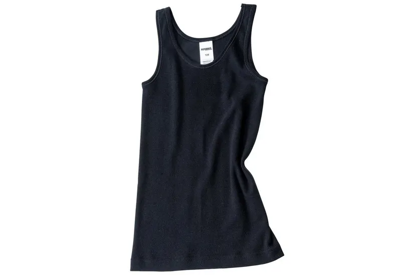 HERMKO Achseltop 2000 (Pack, 4er) 4er Pack, Tank Top, 100 % Bio-Baumwolle, Achselshirt, basic, weich, Schwarz, – Produktbild 4 von 4