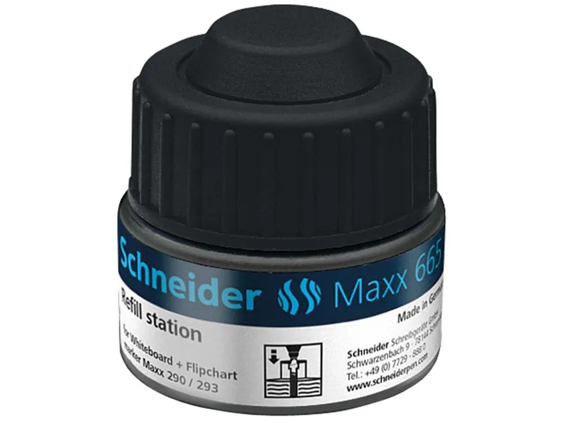 Schneider Schneider Nachfülltinte 665 für Whiteboard- und Flipchart-Marker "Maxx 290/293" schwarz – Produktbild 1 von 1