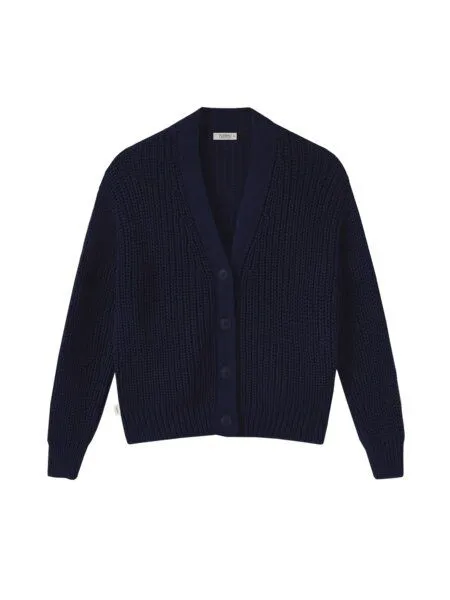 FUXBAU FUXBAU 4Seasons Frauen Strickjacke, Navy, – Produktbild 3 von 4