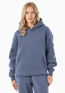 ORGANICATION ORGANICATION Herren vegan Hoodie Harvinn Soft Indigo – Produktbild 1 von 1
