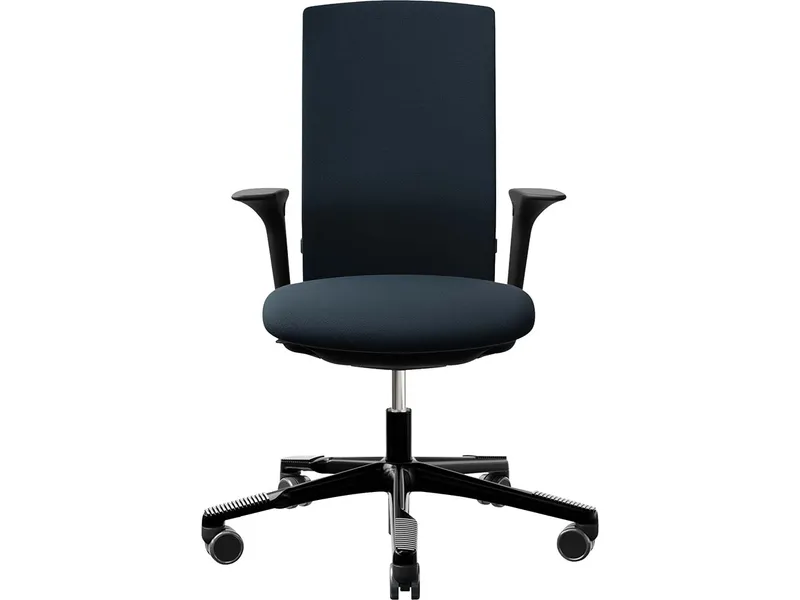 HAG HAG Bürodrehstuhl "Futu 1200-S" mit AL, Gestell: schwarz, Stoff: "FutuKnit" Dusk – Produktbild 1 von 1