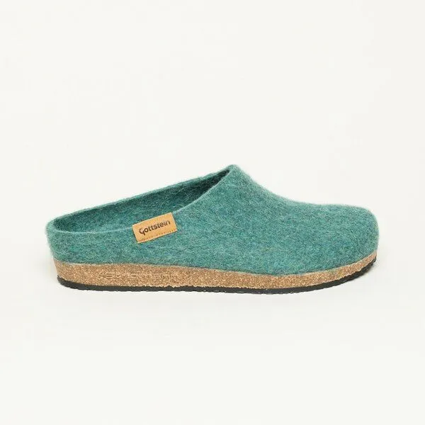 Stegmann Stegmann Filzpantoffel 208 aus 100% Merino-Wolle für Damen & Herren, Ocean, – Produktbild 4 von 4