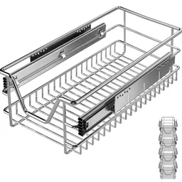 Casaria® Teleskopschublade 4er-Set 30cm Schrankbreite Außenmaß – Produktbild 1 von 1