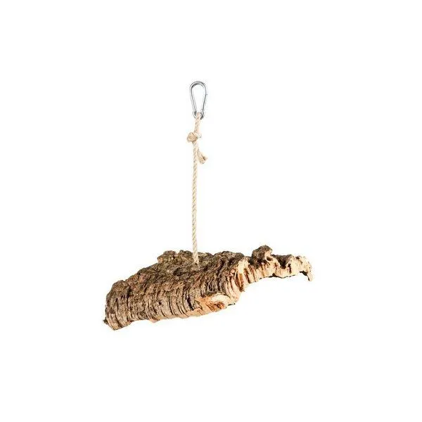 Kork-Deko Kork-Deko Vogel-Schaukel aus Naturkork-Rinde, flach 15 cm – Produktbild 2 von 6