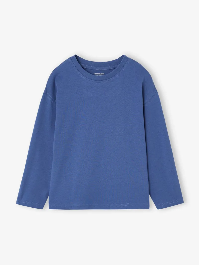 Vertbaudet 3er-Pack Shirts Jungen BASIC, Königsblau, – Produktbild 2 von 4