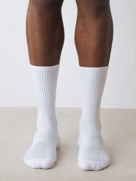 Honest Basics Honest Basics Tennis-Socken 3er-Pack, Weiß, – Produktbild 2 von 4
