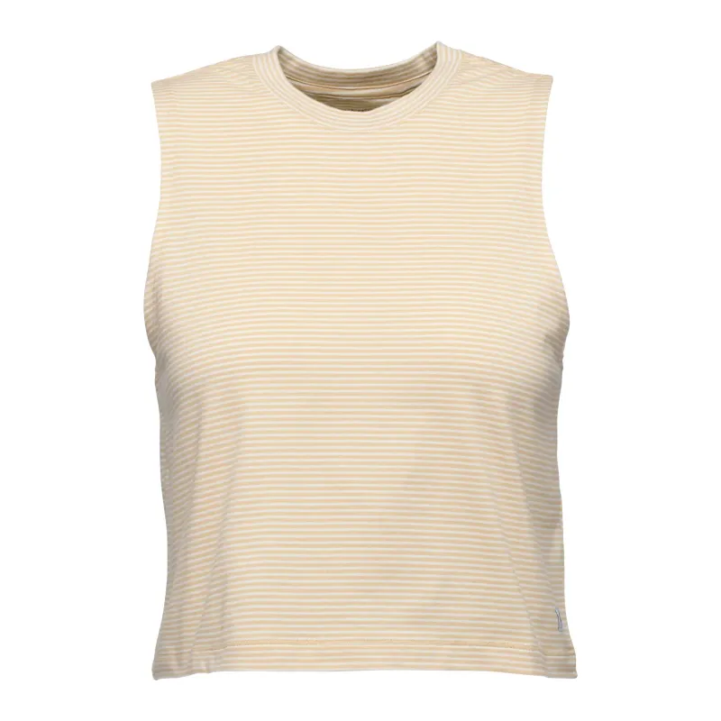 Black Diamond Gestreiftes Tanktop, Damen Black Diamond, Weiß, – Produktbild 1 von 1