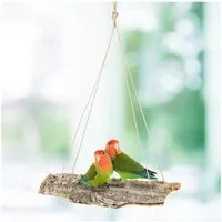 Kork-Deko Kork-Deko Große Vogel-Schaukel für Volieren aus Naturkork-Rinde, flach 50x20 cm – Produktbild 1 von 1