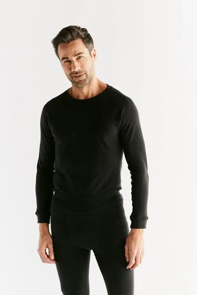 True North "True North" Herren Thermo Langarmshirt aus recyceltem Polyester T2112, Schwarz, – Produktbild 1 von 3