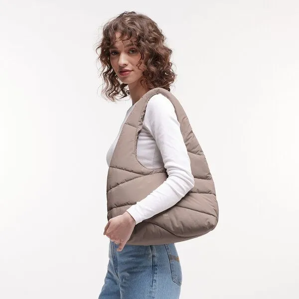 GOT BAG GOT BAG Wavy Puffer Shoulder Bag, Oyster, – Produktbild 4 von 4