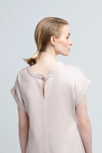 SHIPSHEIP SHIPSHEIP CAMILLE - Damen Kleid aus Bio-Baumwolle, Almond (rosa), – Produktbild 4 von 4