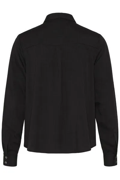 Wunderwerk Wunderwerk Damen Blouse aus 100% Lyocell "TENCEL bow blouse", Schwarz (black 900), – Produktbild 3 von 4