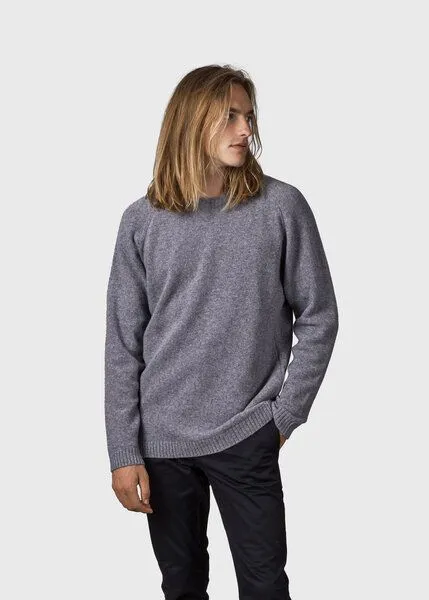 Klitmøller Klitmøller Strickpullover Ole, Light grey, – Produktbild 3 von 4