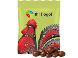 Bio-Schoko-Erdnüsse inkl. 4-farbigem Aufdruck, 15 g – Produktbild 1 von 1