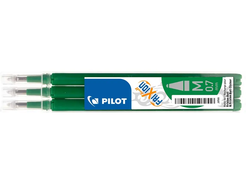 Pilot 3 Pilot Ersatzminen für Tintenroller "Frixon Ball BL-FR7" grün – Produktbild 1 von 2