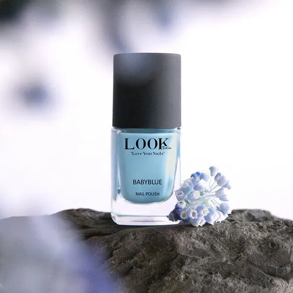 Look To Go Look To Go • veganer Nagellack • TÜRKIS & BLAUTÖNE • 21-free & PETA approved, Babyblue, – Produktbild 2 von 3