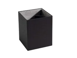 Exacompta 8 Exacompta Stifteköcher "Office By Me", 3 Fächer, 10,7x9x9 cm, schwarz – Produktbild 1 von 1