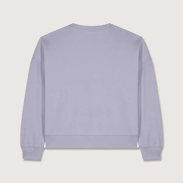 YTWOO YTWOO Modernes Damen-Sweatshirt – weich, nachhaltig & zeitlos, Lavender, – Produktbild 3 von 4