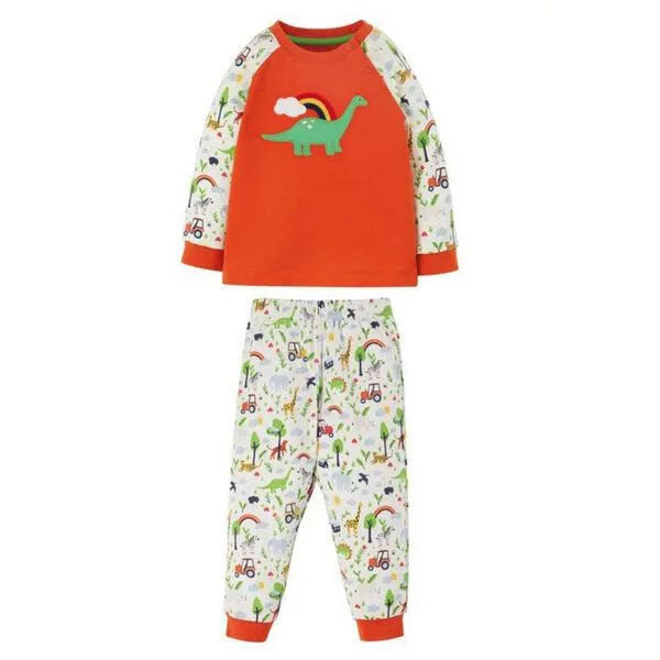 Frugi Frugi Schlafanzug Dinosaurier Jamie Jim Jams – Produktbild 1 von 2