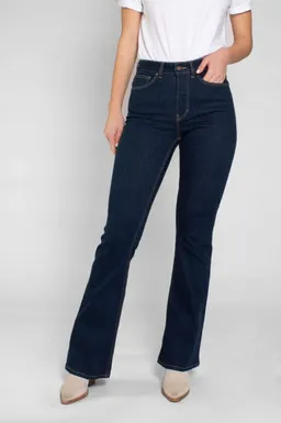 Kuyichi Kuyichi Damen vegan Flare Jeans Lisette Dark Rinse Blau – Produktbild 1 von 1