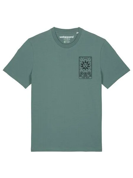 watapparel watapparel T-Shirt Unisex Tarot The Sun, Green bay, – Produktbild 2 von 3