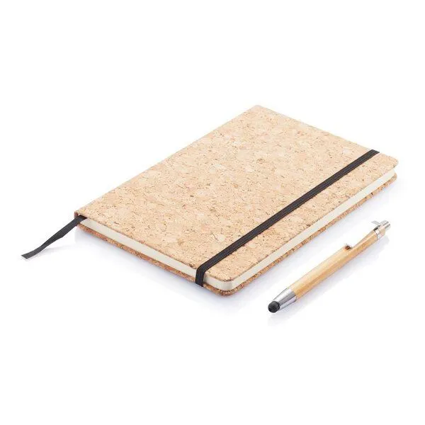 Xindao Xindao Kork - A5-Notizbuch mit Stift / Stylus aus Bambus – Produktbild 3 von 4