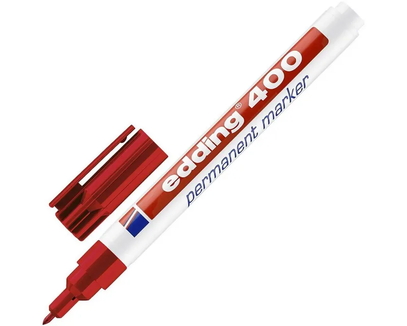 Edding Edding Permanentmarker "400" rot – Produktbild 5 von 8