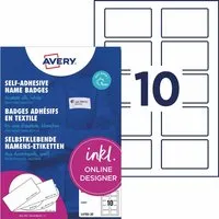 Avery Zweckform Avery Zweckform Selbstklebende Namens-Etiketten Laser "L4785" 200 Stk. 80x50mm, weiß – Produktbild 1 von 1