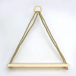 Gary Mash GARY MASH Wandregal Triangle mit Baumwollkordel – Produktbild 1 von 1