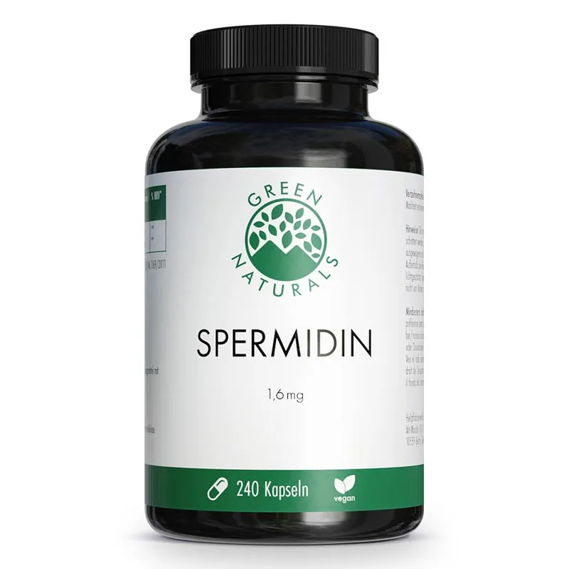 Green Naturals Green Naturals Spermidin 1,6 Mg Vegan Kapseln – Produktbild 1 von 1