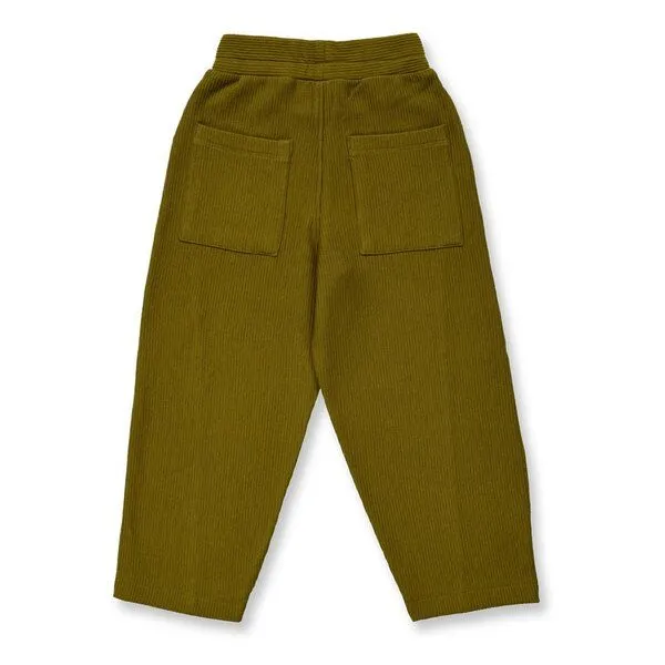 Sense Organics Sense Organics Kinderhose in dunklem Olivgrün, Modell PIOOLA, Green, – Produktbild 4 von 4