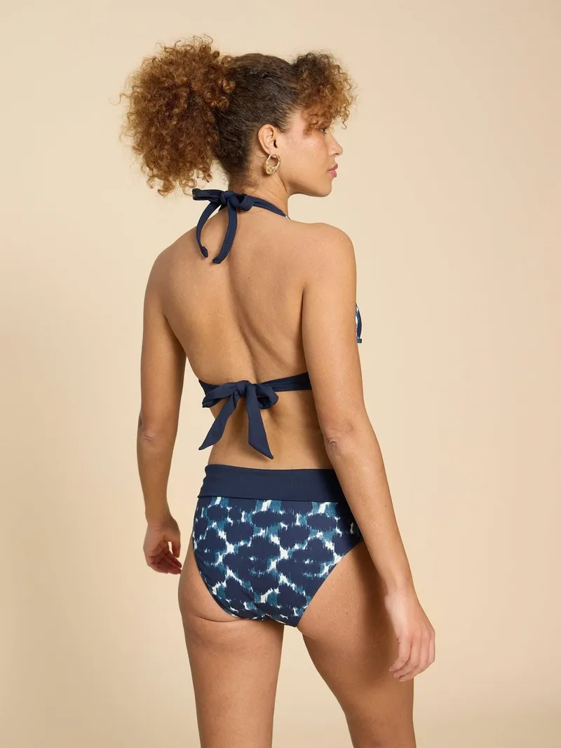 White Stuff Sunshine Bikinitop zum Wenden - 46, Marineblau multi, – Produktbild 4 von 4