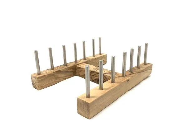 Olivenholz erleben Olivenholz erleben Bretterständer für bis zu 6 Frühstücksbretter aus Olivenholz – Produktbild 1 von 7