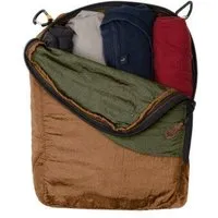 Ticket to the Moon Ticket to the Moon Packwürfel "Travel Cube Medium" upcycled, Braun/army grün, – Produktbild 1 von 1