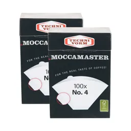 Moccamaster Moccamaster Papierfilter Nr. 4 weiß - 200 Stück – Produktbild 1 von 1