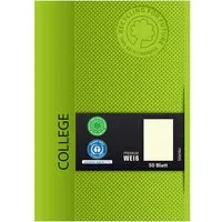 Schreibblock DIN A5 aus Recyclingpapier, 50 Blatt, blanko – Produktbild 1 von 1