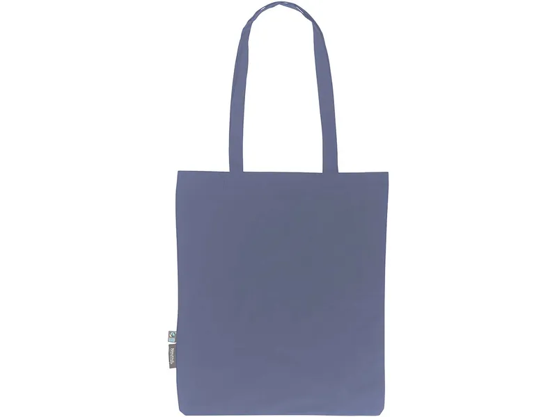 Neutral Neutral Bio-Baumwoll-Tragetasche mit langen Henkeln, navy – Produktbild 1 von 1