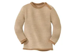 Disana Disana Baby und Kinder Pullover Bio-Merinowolle melange-karamell-natur Gr. 86/92 – Produktbild 1 von 1