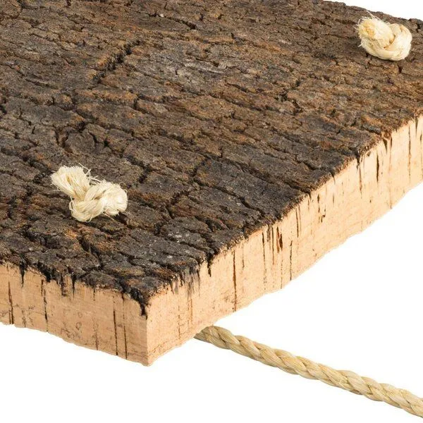 Kork-Deko Kork-Deko Kratzbrett für Katzen aus Naturkork, 40 x 30 cm, zum Aufhängen an der Wand – Produktbild 4 von 4