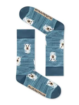 GreenBomb GREENBOMB Icebear Hunt 2 Socks - Lässige Socken aus Bio-Baumwoll Mix / hochwertiger Print / Fair & Vegan – Produktbild 1 von 1